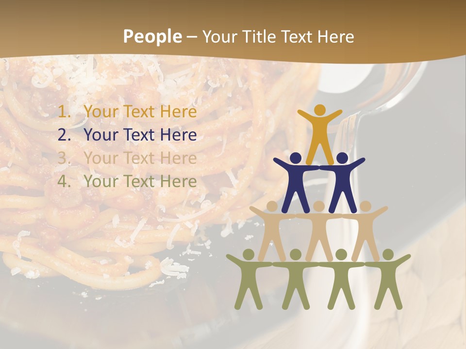 Vegetarian Fat Healthy PowerPoint Template