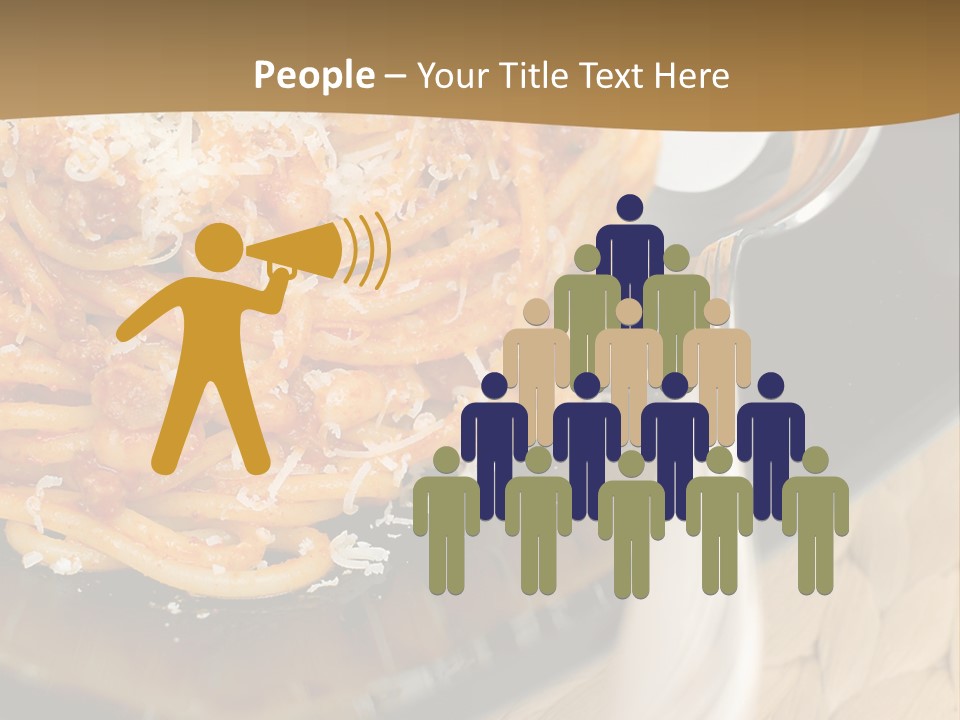 Vegetarian Fat Healthy PowerPoint Template