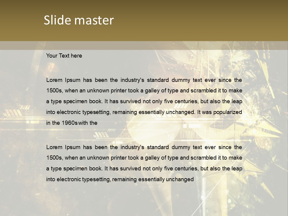 Abstract Compound Line PowerPoint Template