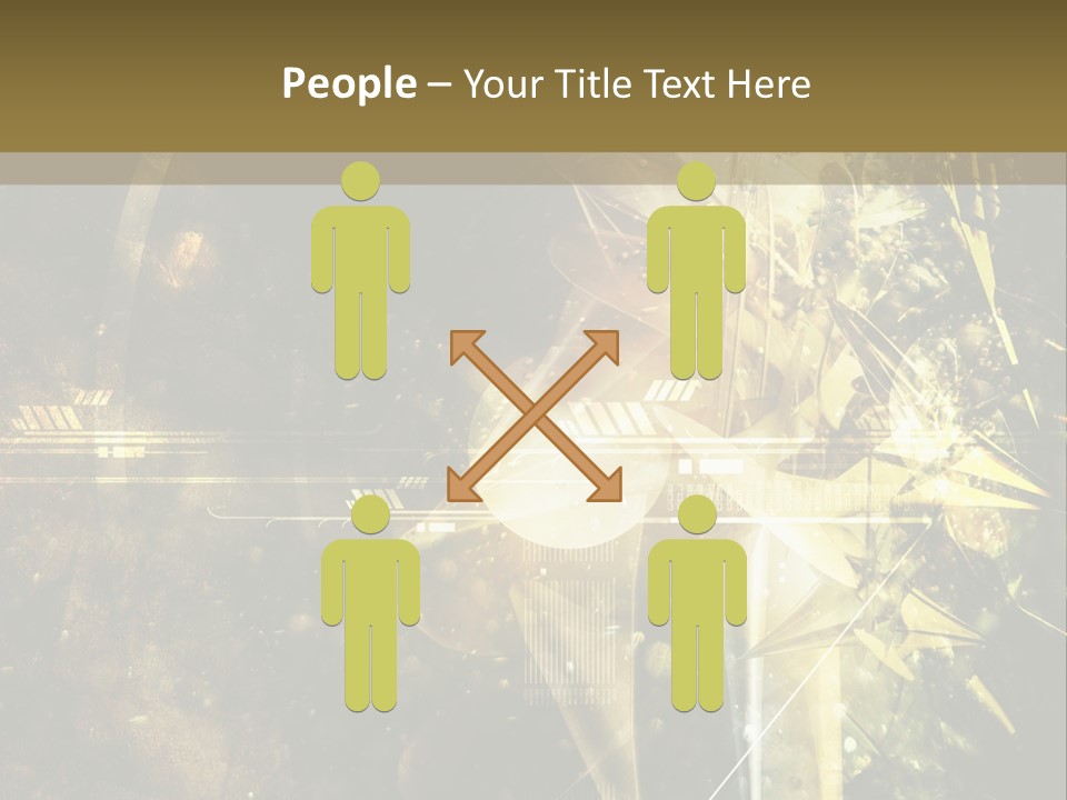 Abstract Compound Line PowerPoint Template