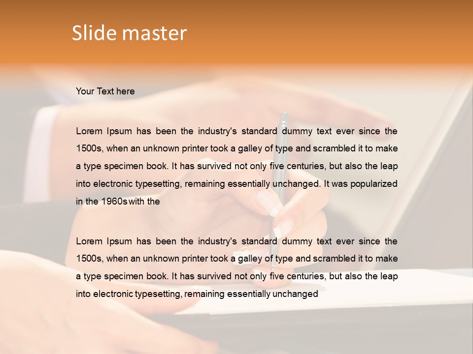 Modern Determination Support PowerPoint Template