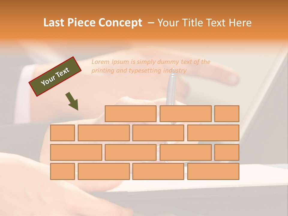 Modern Determination Support PowerPoint Template