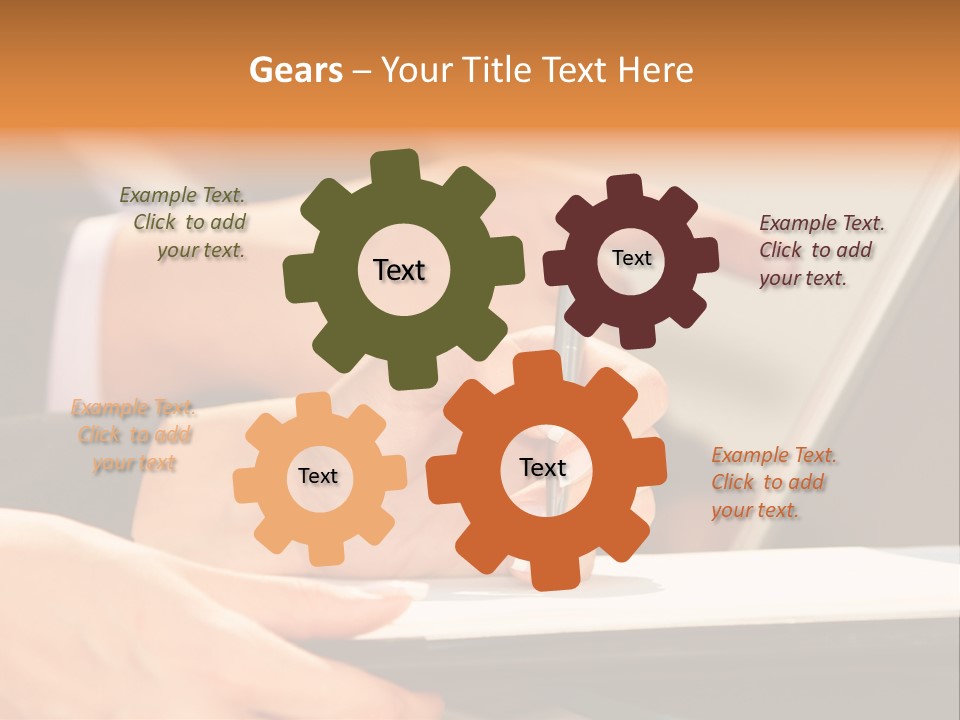 Modern Determination Support PowerPoint Template