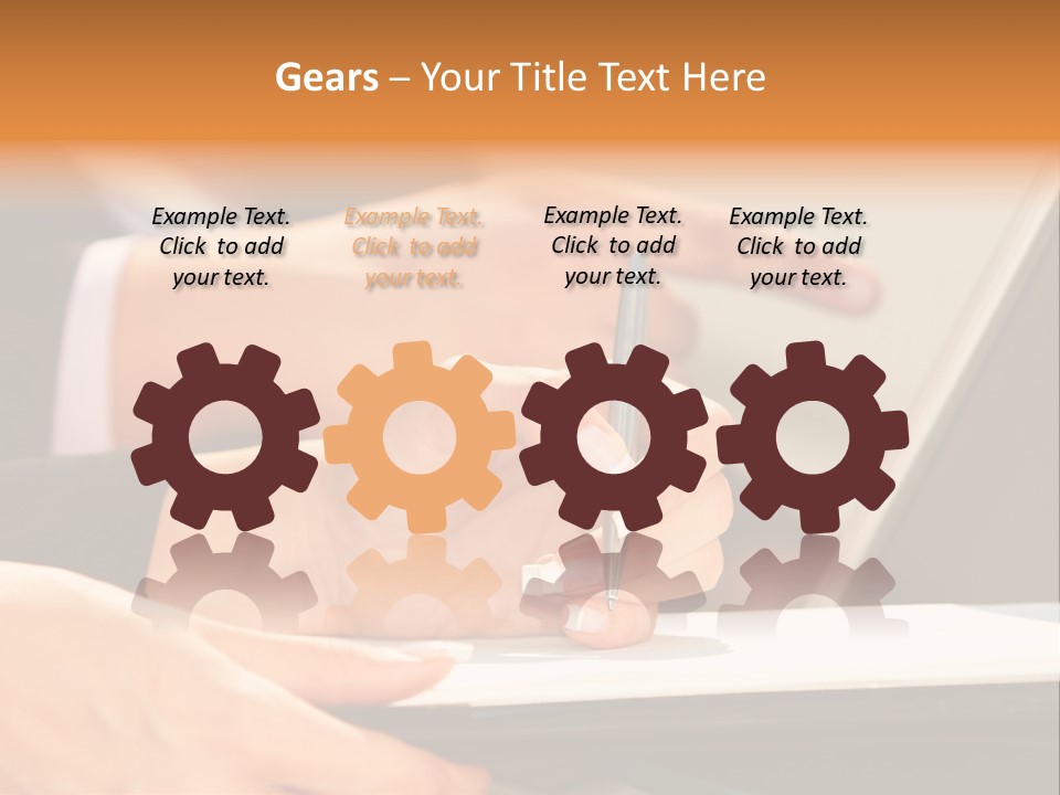 Modern Determination Support PowerPoint Template