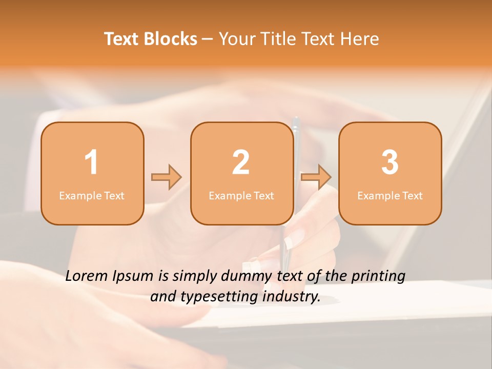 Modern Determination Support PowerPoint Template