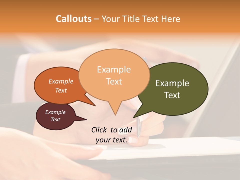 Modern Determination Support PowerPoint Template