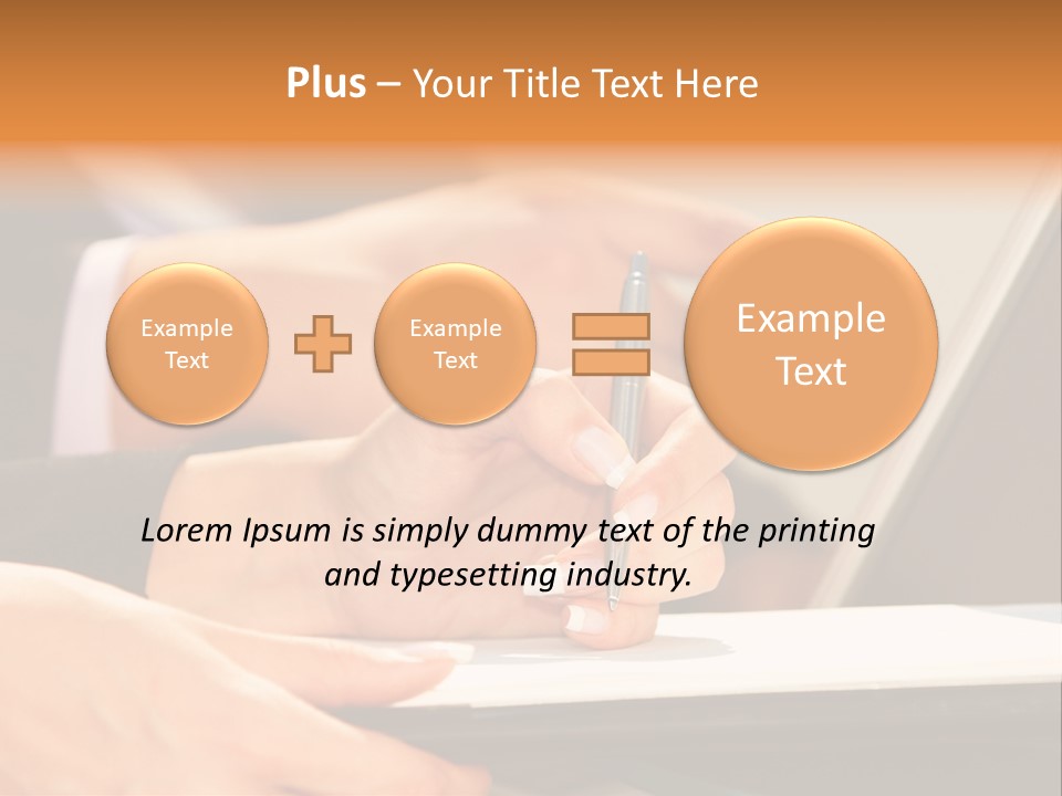 Modern Determination Support PowerPoint Template