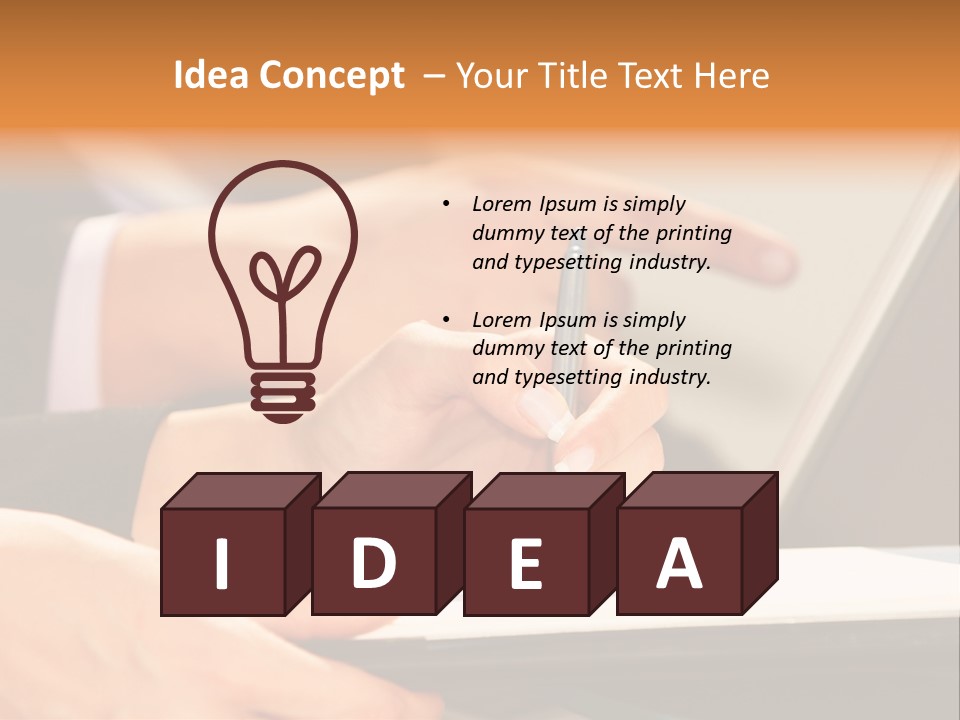 Modern Determination Support PowerPoint Template