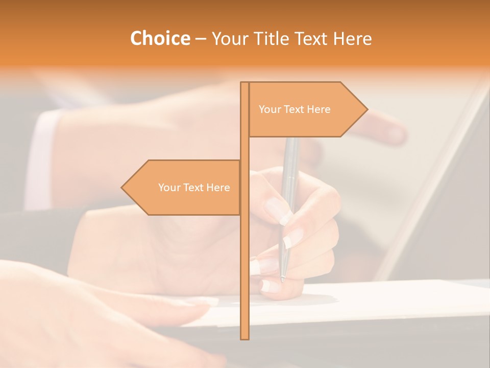 Modern Determination Support PowerPoint Template
