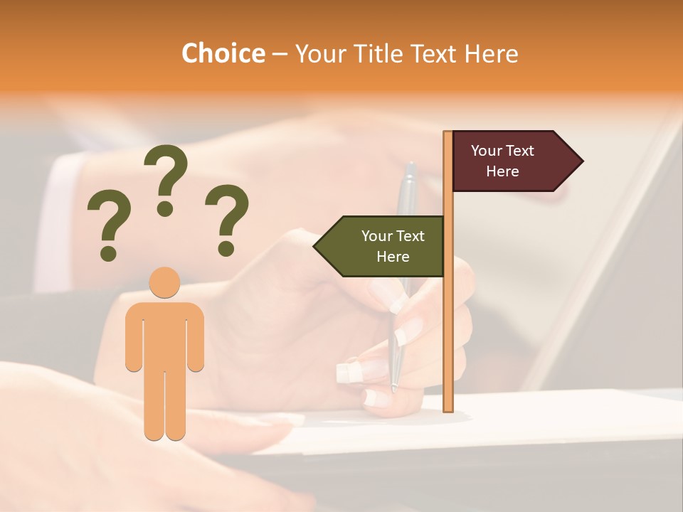 Modern Determination Support PowerPoint Template