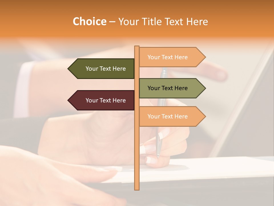 Modern Determination Support PowerPoint Template