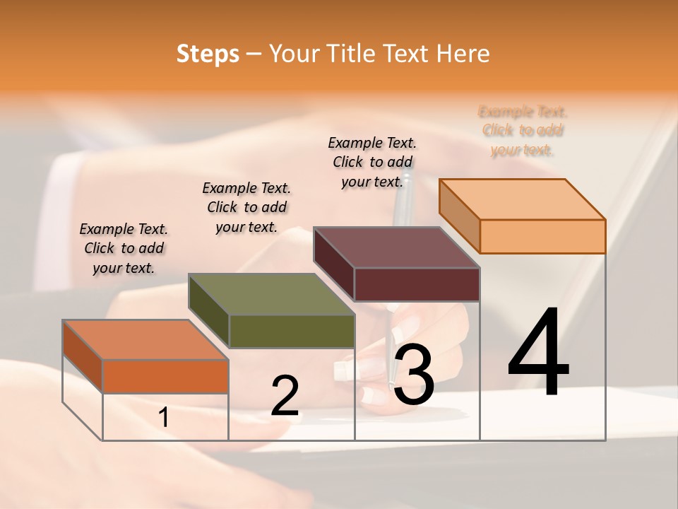 Modern Determination Support PowerPoint Template
