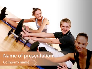 Pretty Ball Healthy PowerPoint Template