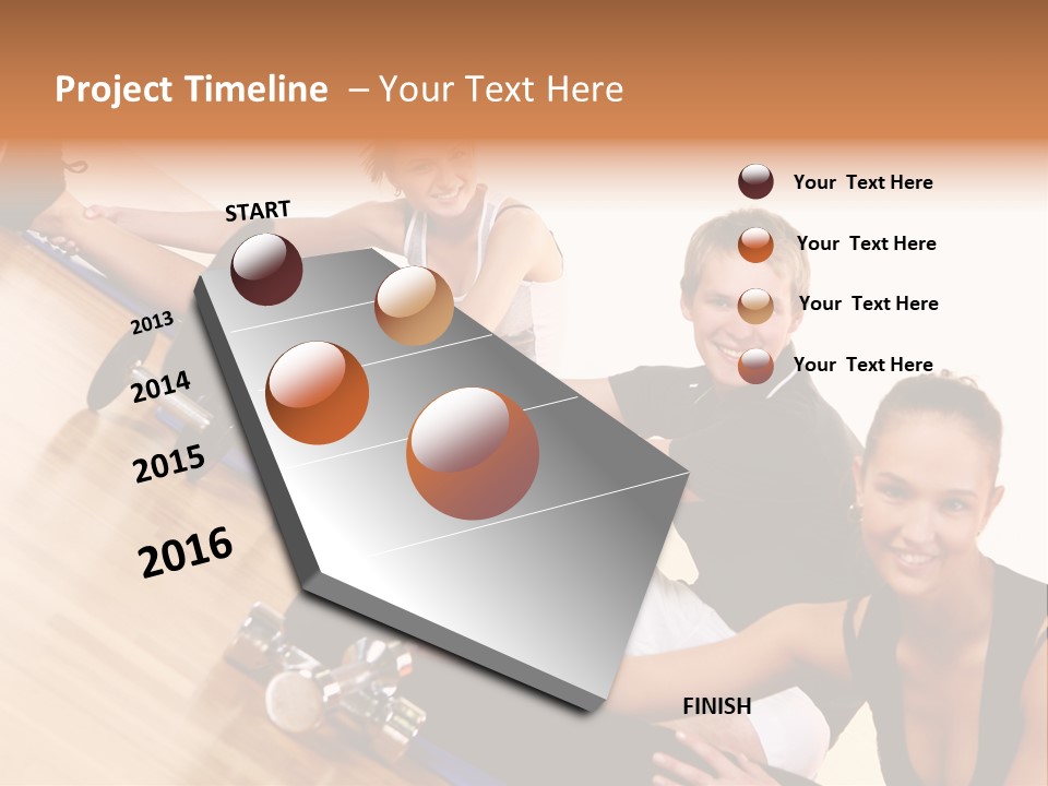 Pretty Ball Healthy PowerPoint Template
