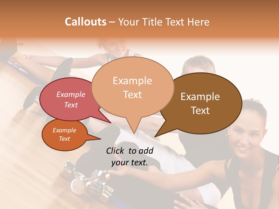 Pretty Ball Healthy PowerPoint Template