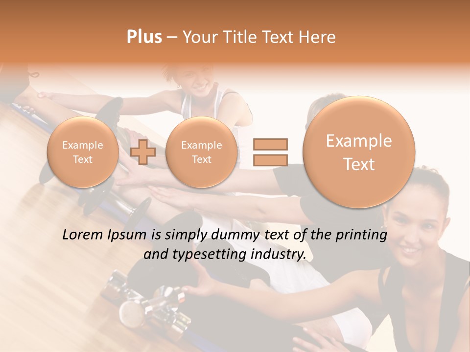 Pretty Ball Healthy PowerPoint Template