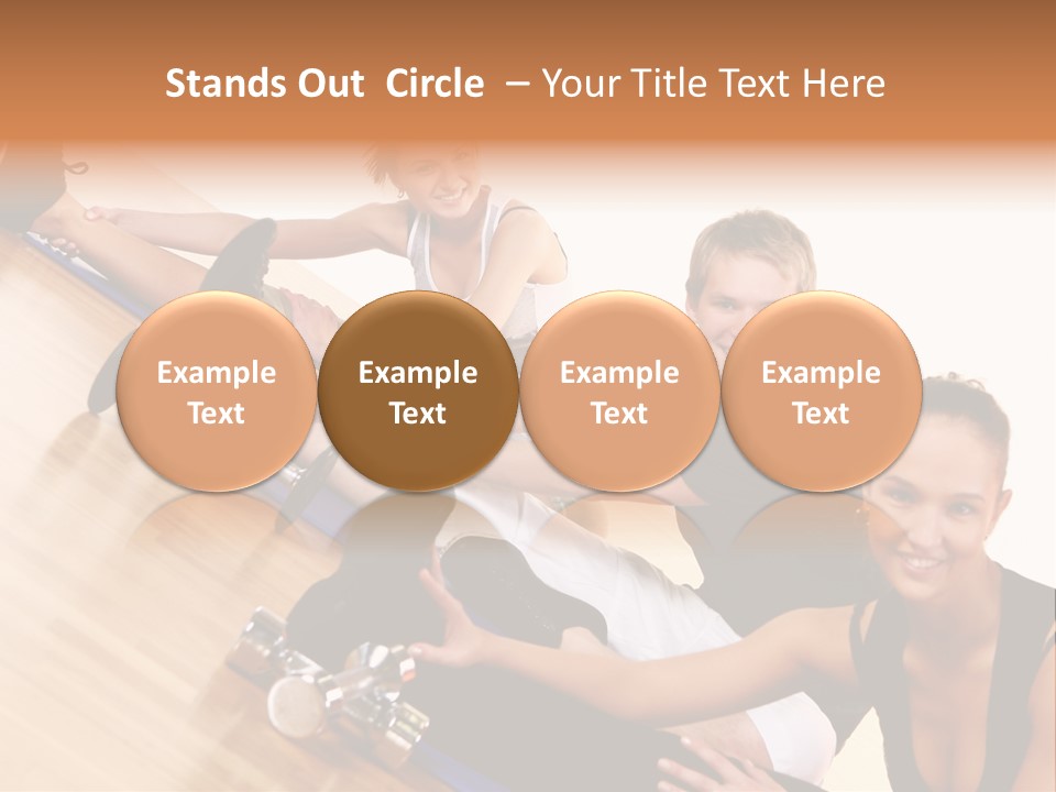 Pretty Ball Healthy PowerPoint Template