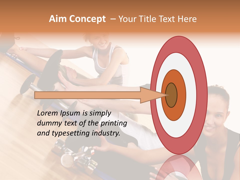 Pretty Ball Healthy PowerPoint Template