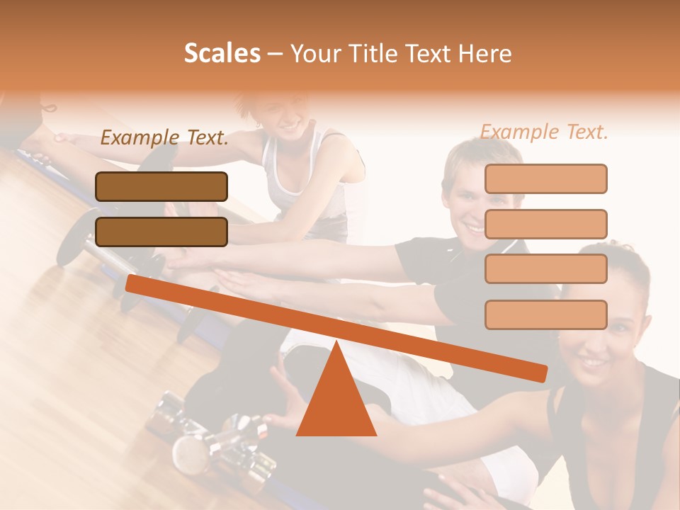 Pretty Ball Healthy PowerPoint Template