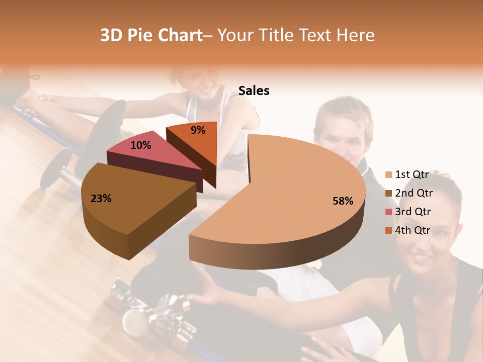 Pretty Ball Healthy PowerPoint Template