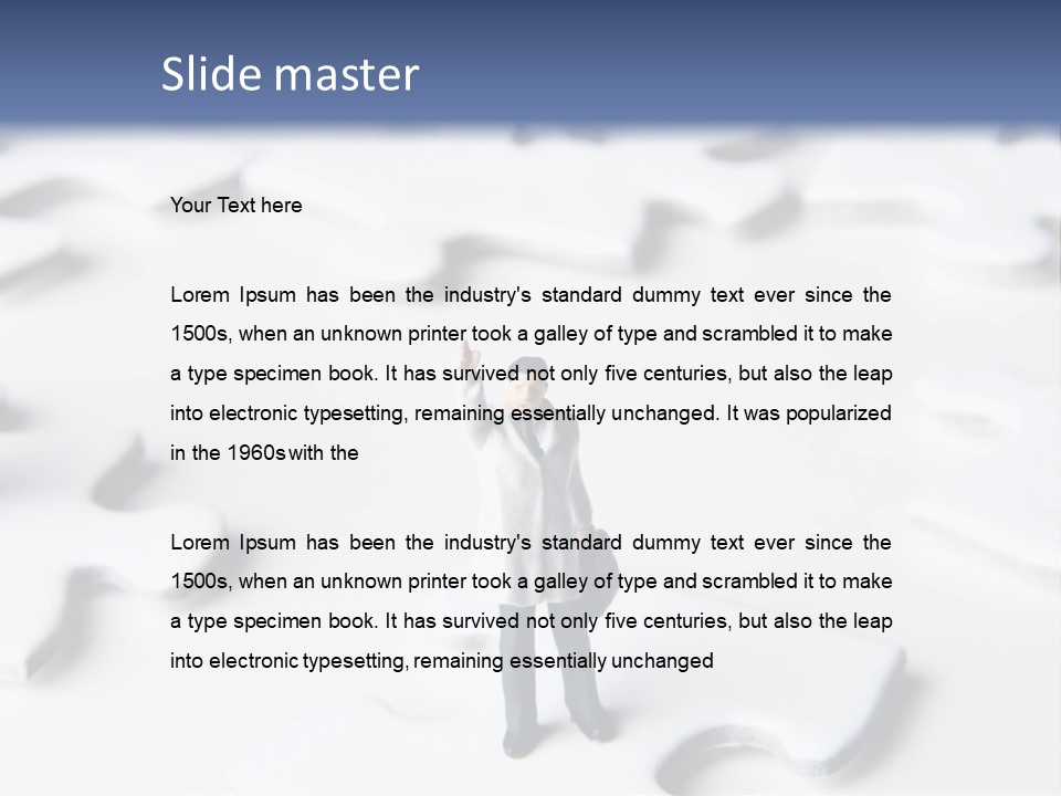 Humorous Unity Uncertainty PowerPoint Template