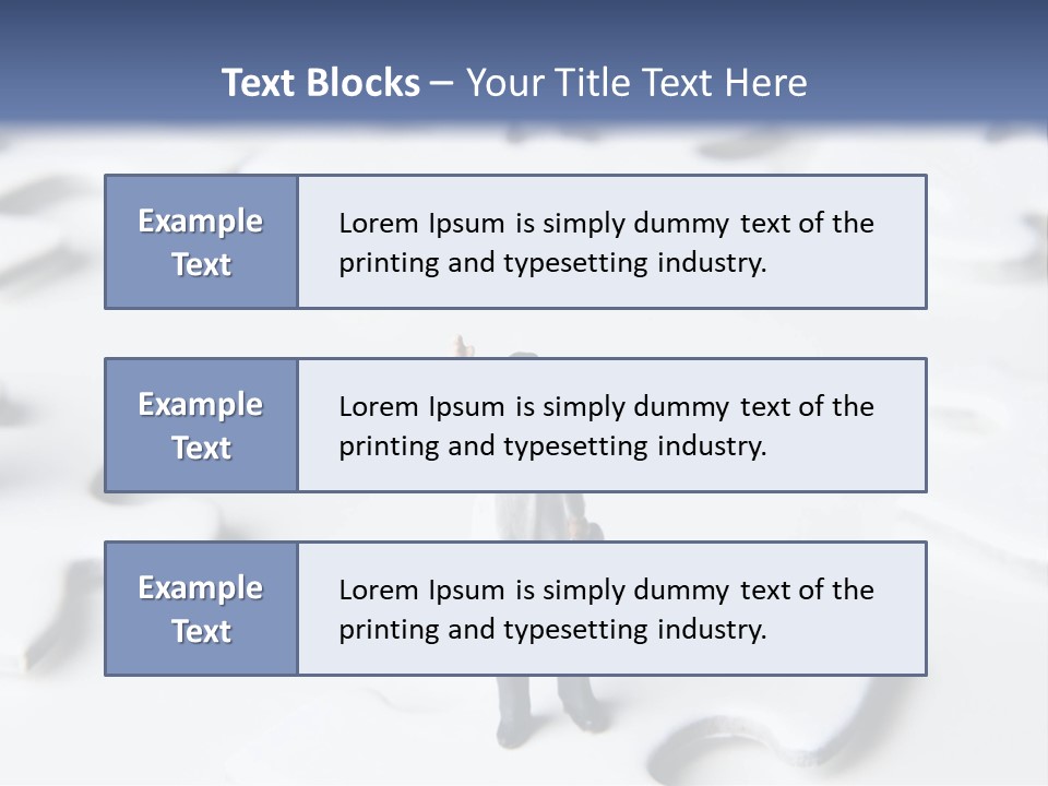 Humorous Unity Uncertainty PowerPoint Template