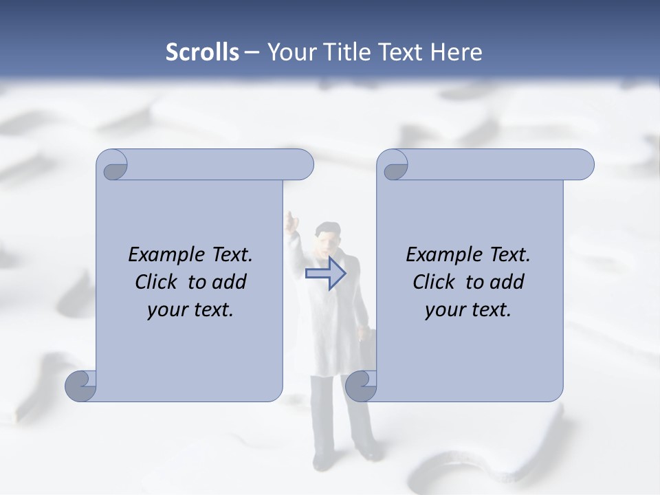 Humorous Unity Uncertainty PowerPoint Template