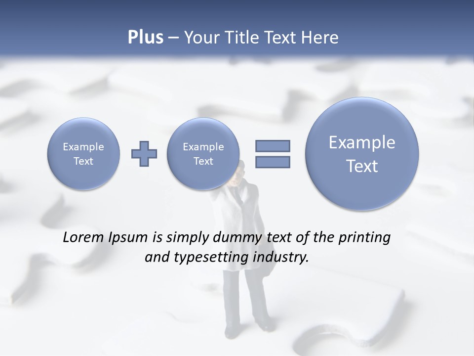 Humorous Unity Uncertainty PowerPoint Template