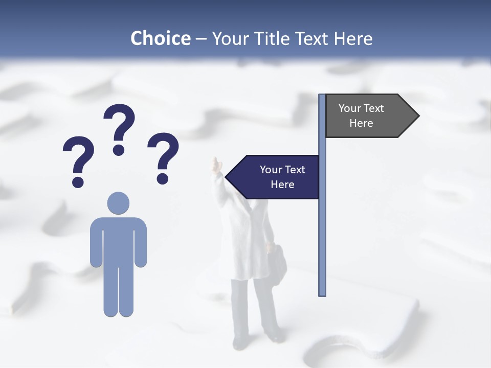 Humorous Unity Uncertainty PowerPoint Template