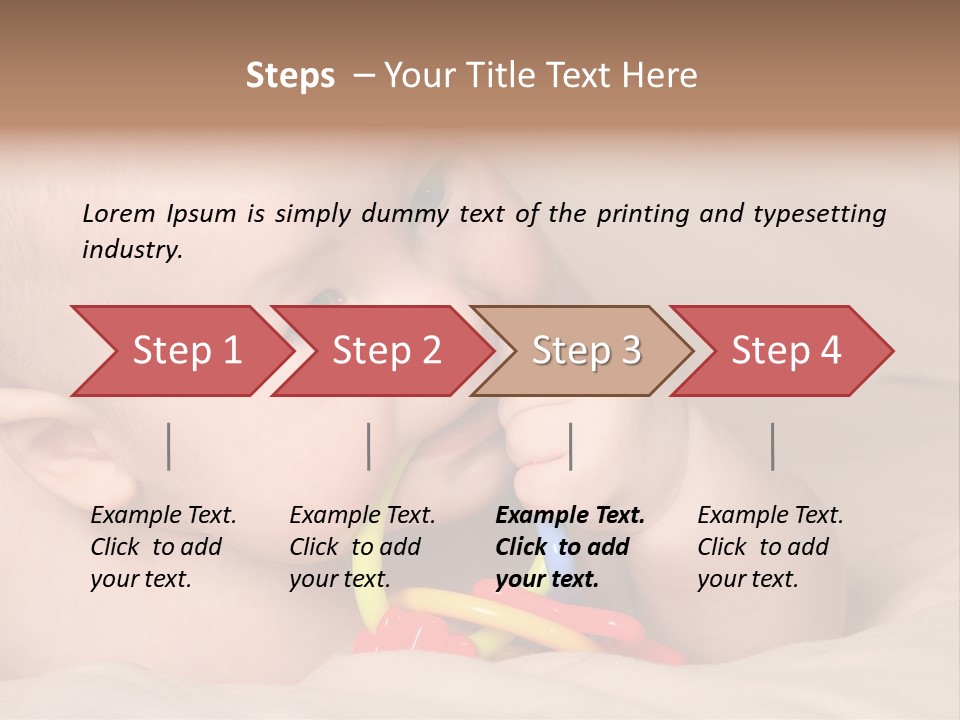 Healthcare Tranquility Smile PowerPoint Template