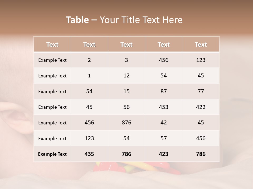 Healthcare Tranquility Smile PowerPoint Template