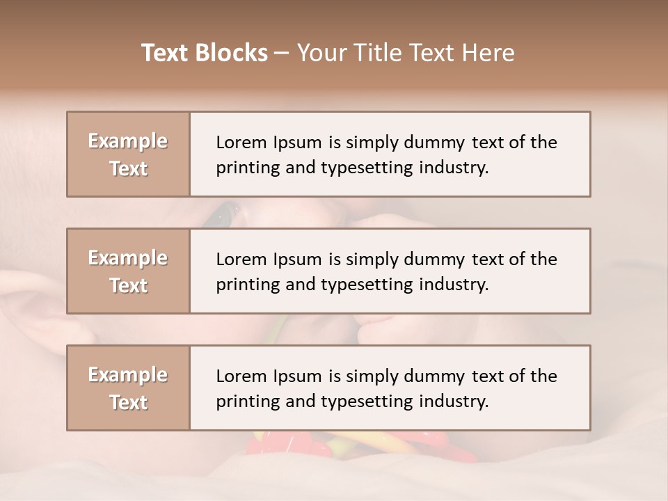 Healthcare Tranquility Smile PowerPoint Template