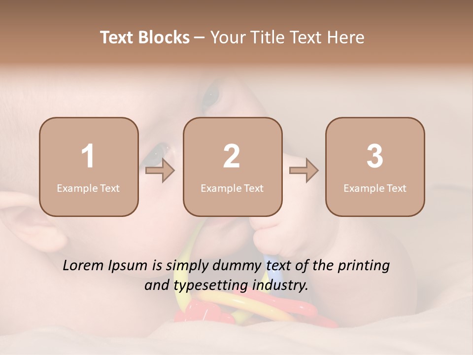 Healthcare Tranquility Smile PowerPoint Template