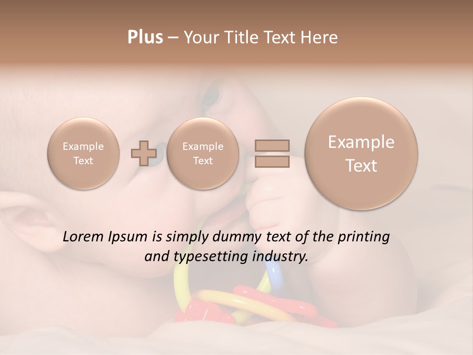 Healthcare Tranquility Smile PowerPoint Template