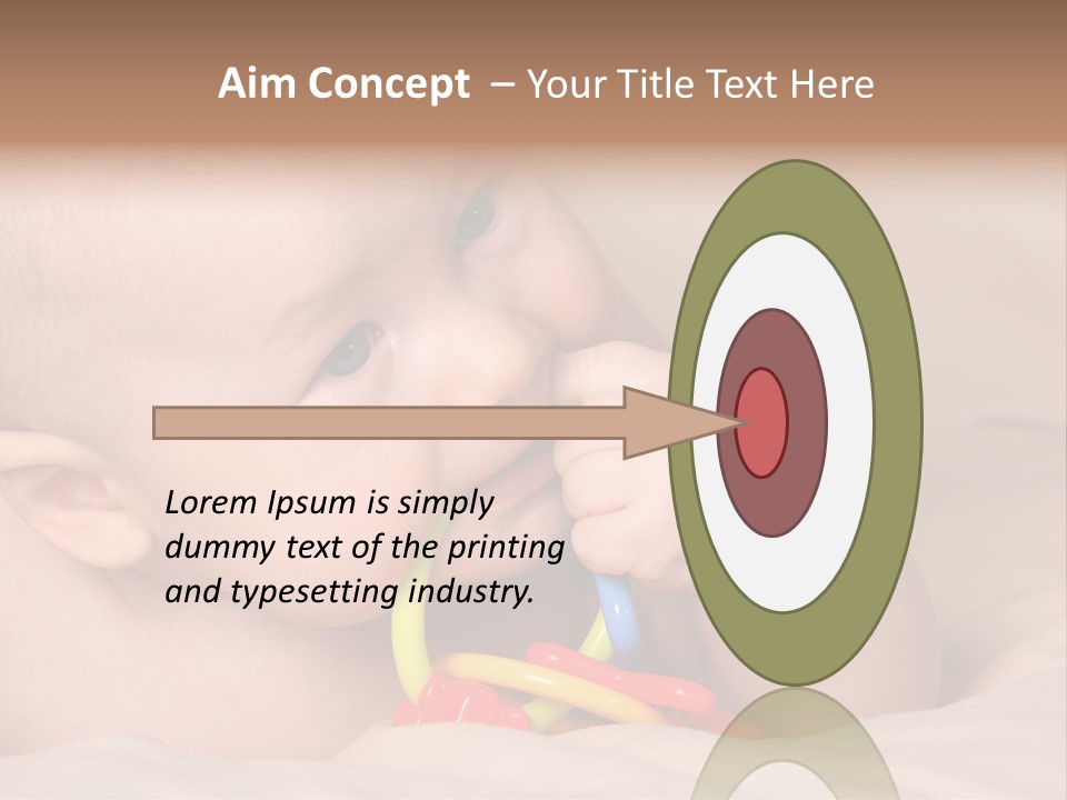Healthcare Tranquility Smile PowerPoint Template