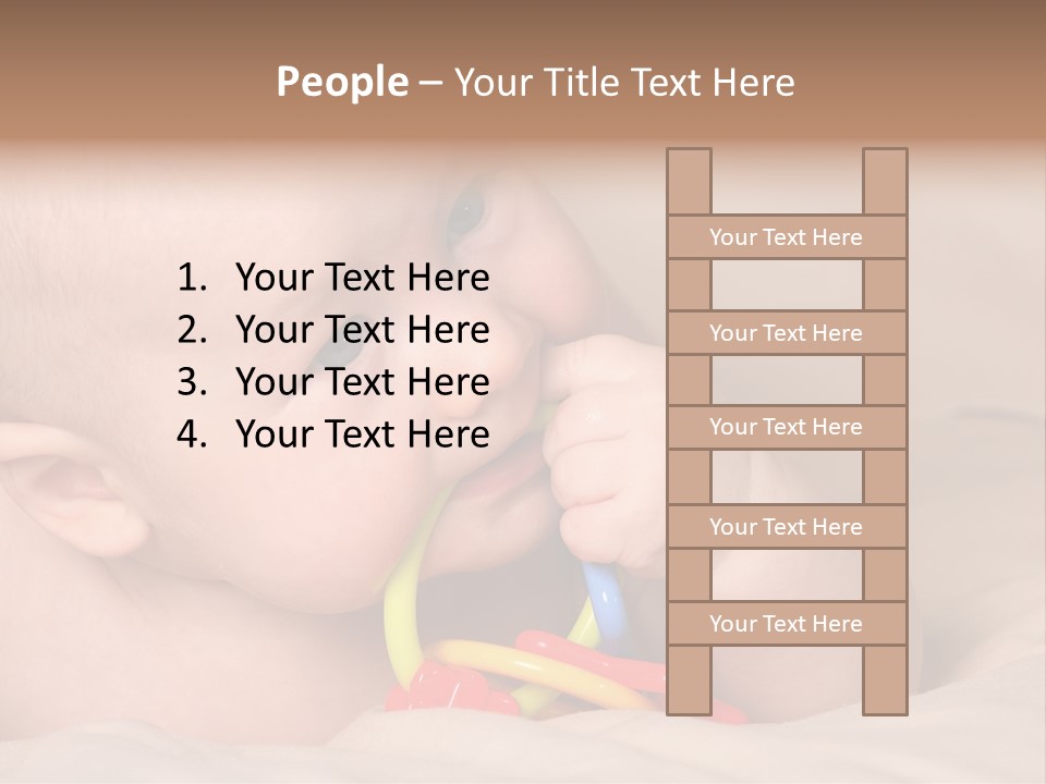 Healthcare Tranquility Smile PowerPoint Template