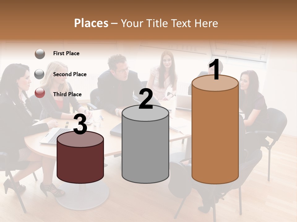 Dormer Clerical Worker PowerPoint Template
