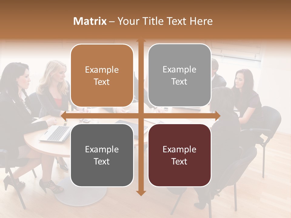 Dormer Clerical Worker PowerPoint Template