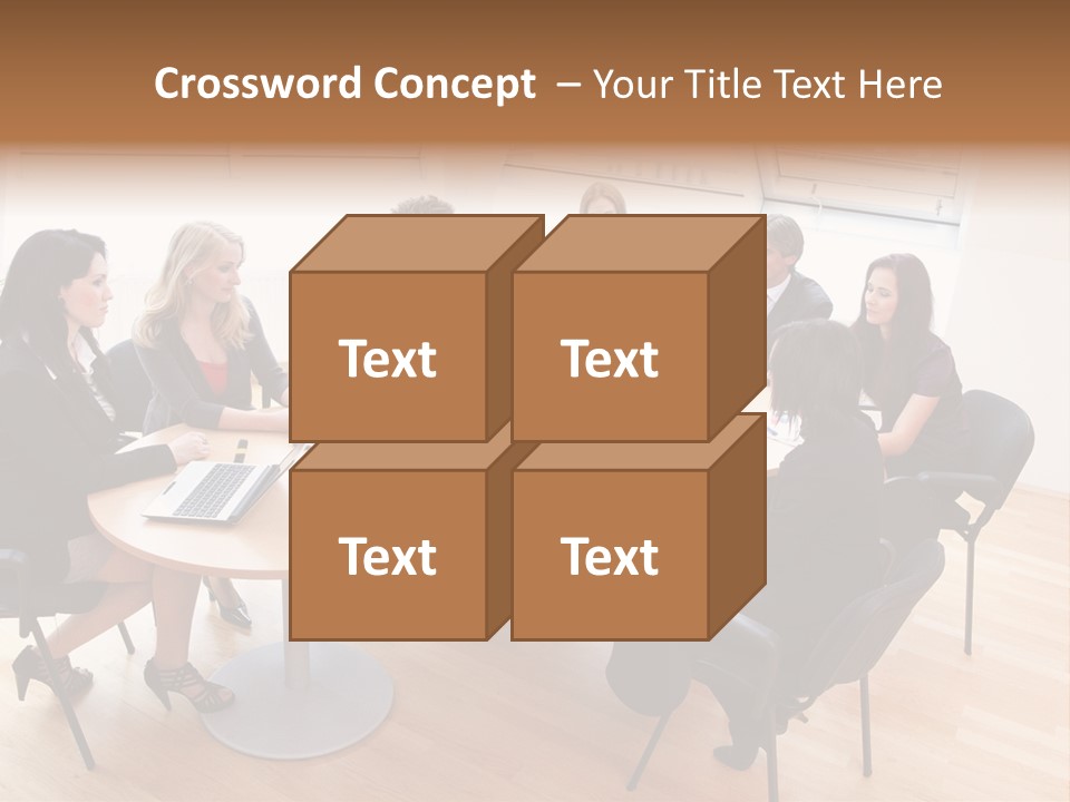 Dormer Clerical Worker PowerPoint Template