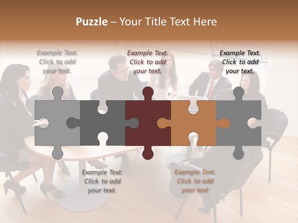 Dormer Clerical Worker PowerPoint Template