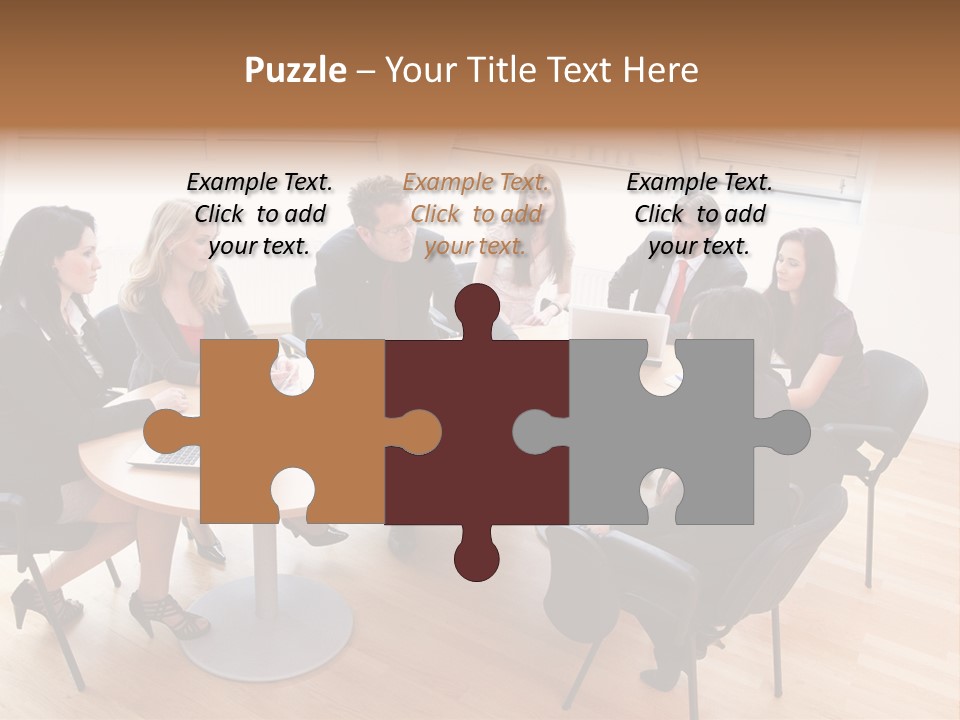 Dormer Clerical Worker PowerPoint Template