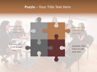 Dormer Clerical Worker PowerPoint Template