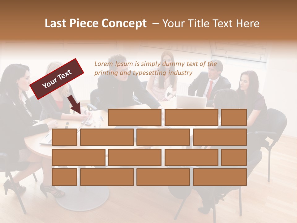 Dormer Clerical Worker PowerPoint Template