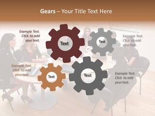 Dormer Clerical Worker PowerPoint Template