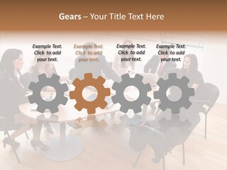 Dormer Clerical Worker PowerPoint Template