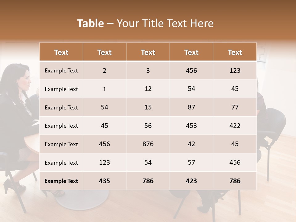 Dormer Clerical Worker PowerPoint Template
