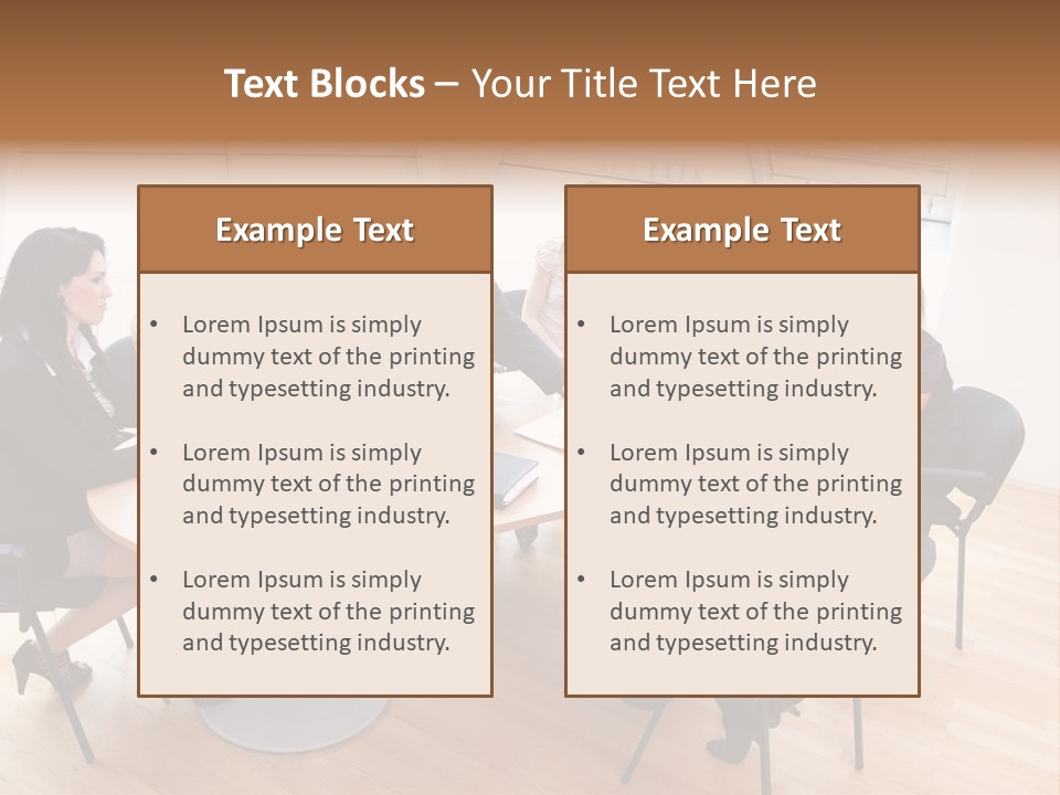 Dormer Clerical Worker PowerPoint Template