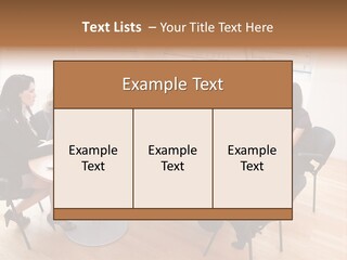 Dormer Clerical Worker PowerPoint Template