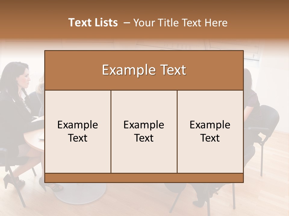 Dormer Clerical Worker PowerPoint Template