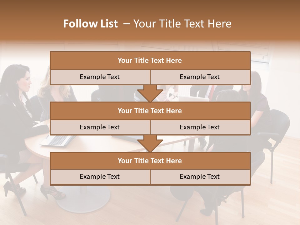 Dormer Clerical Worker PowerPoint Template